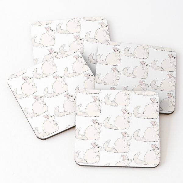 Item preview, Curious Standing white chinchilla designed and sold by Kristoffersson.