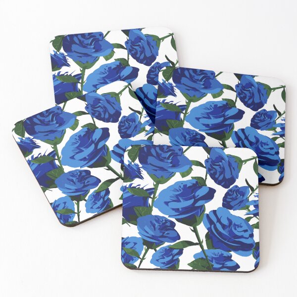 Item preview, Blue roses designed and sold by dryskCreative.