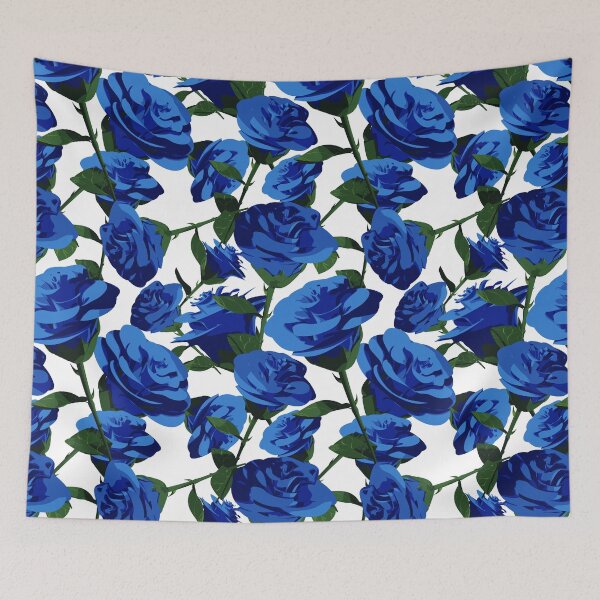 Item preview, Blue roses designed and sold by dryskCreative.