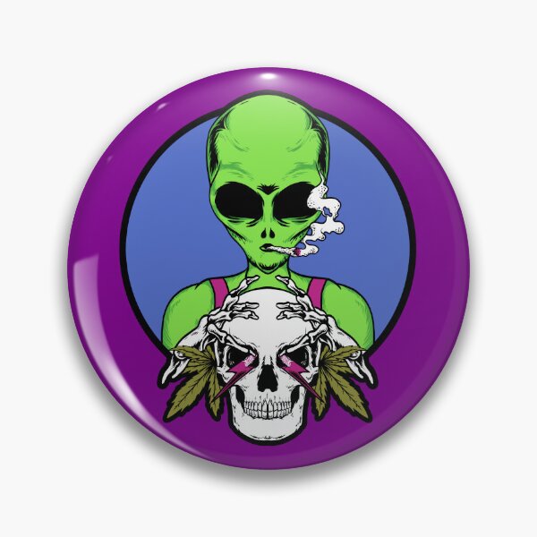 Item preview, Extraterrestrial Stoner designed and sold by CabbageNClouds.