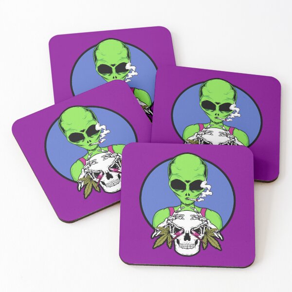 Item preview, Extraterrestrial Stoner designed and sold by CabbageNClouds.