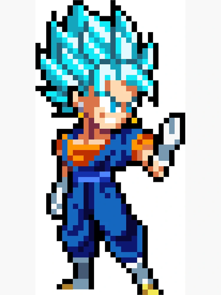 Broly Super Saiyan 5 HQ Pixel Edition Sticker for Sale by adventfan