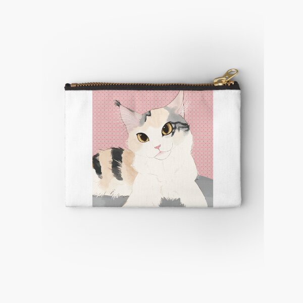 Item preview, Maine coon kitten silver tabby calico designed and sold by Kristoffersson.