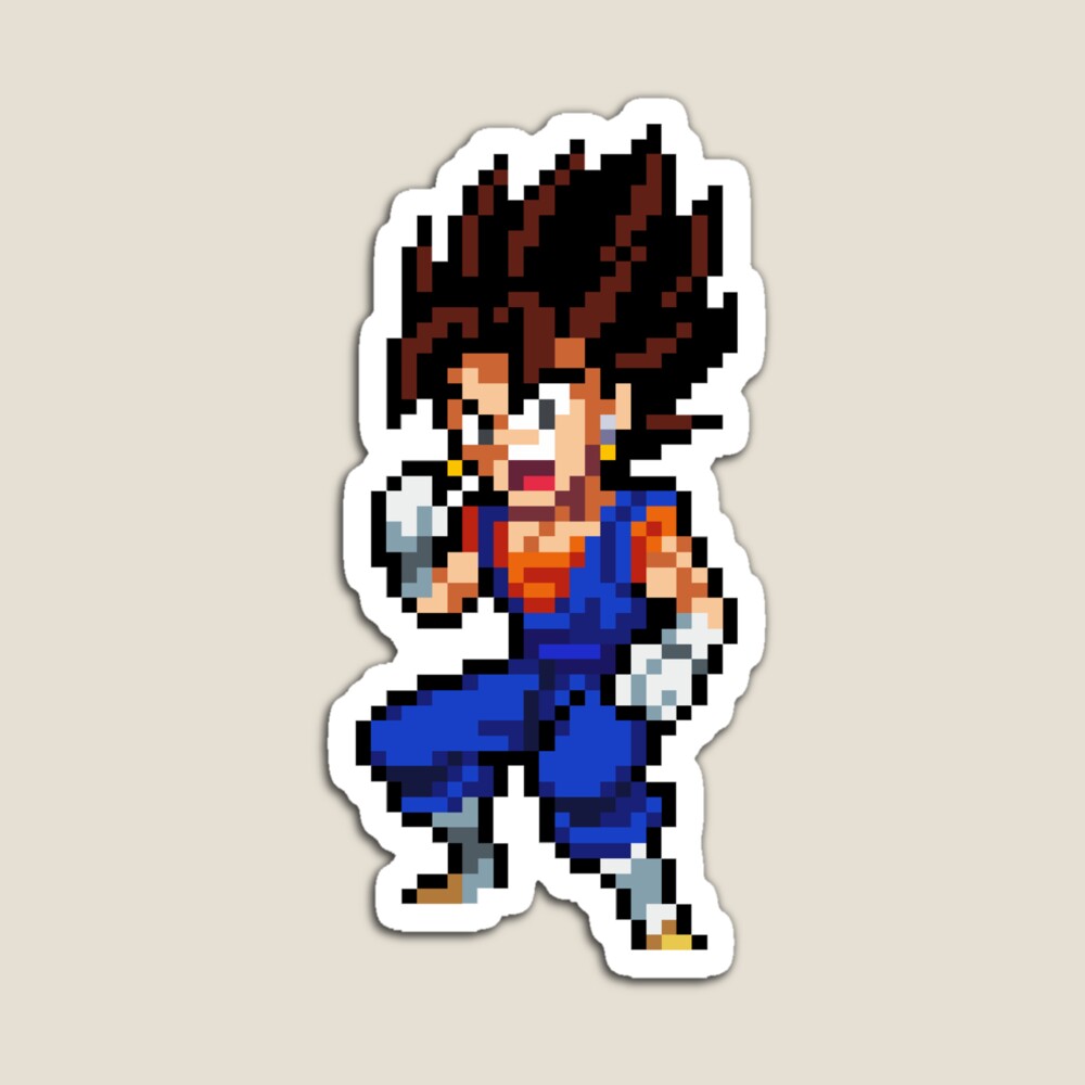 Broly Super Saiyan 5 HQ Pixel Edition Sticker for Sale by adventfan