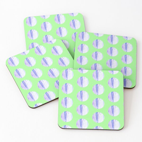 Item preview, Soft pastel watercolor circle pattern | blue and green dot pattern designed and sold by lausn.
