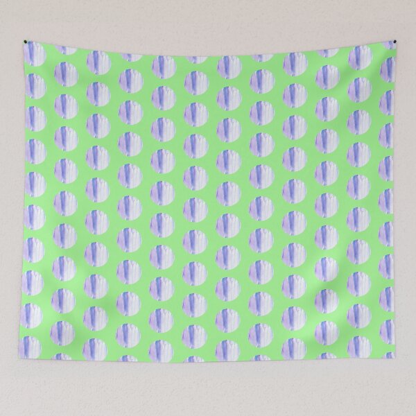 Item preview, Soft pastel watercolor circle pattern | blue and green dot pattern designed and sold by lausn.