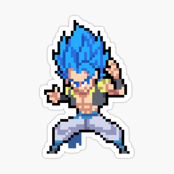 Super Saiyan Blue Evolution Gogeta Sticker – sevenstarperlers