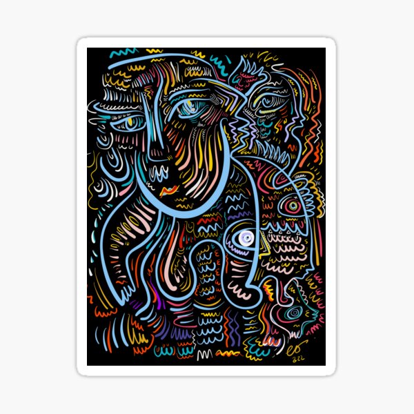 Item preview, Graffiti Spirit of Life Tribal African Art by Emmanuel Signorino designed and sold by Emmanuel Signorino.