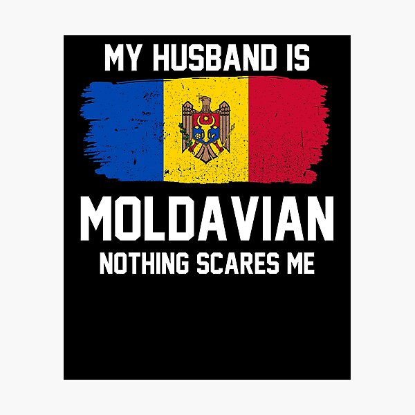 Item preview, My Husband is Moldavian Nothing Scares Me designed and sold by FanaticTee.