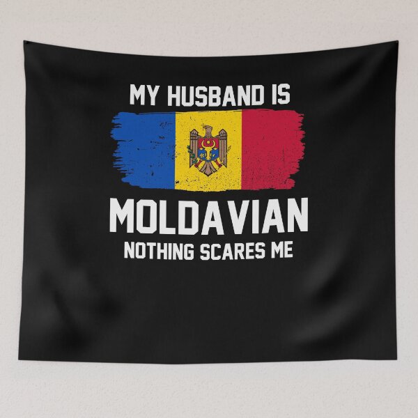 Item preview, My Husband is Moldavian Nothing Scares Me designed and sold by FanaticTee.