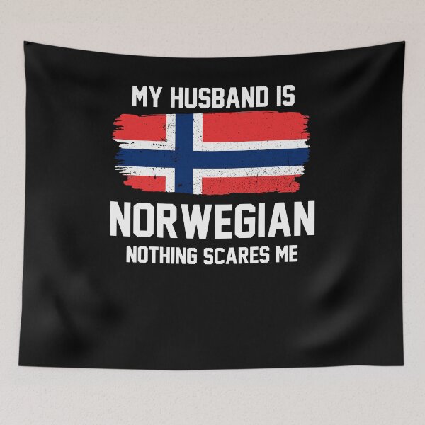 Item preview, My Husband is Norwegian Nothing Scares Me designed and sold by FanaticTee.