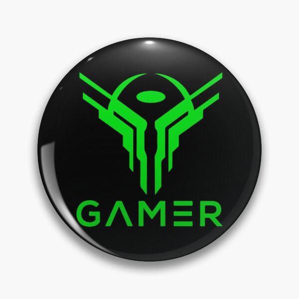 Item preview, Gamer Green Logo designed and sold by anjanaartz.