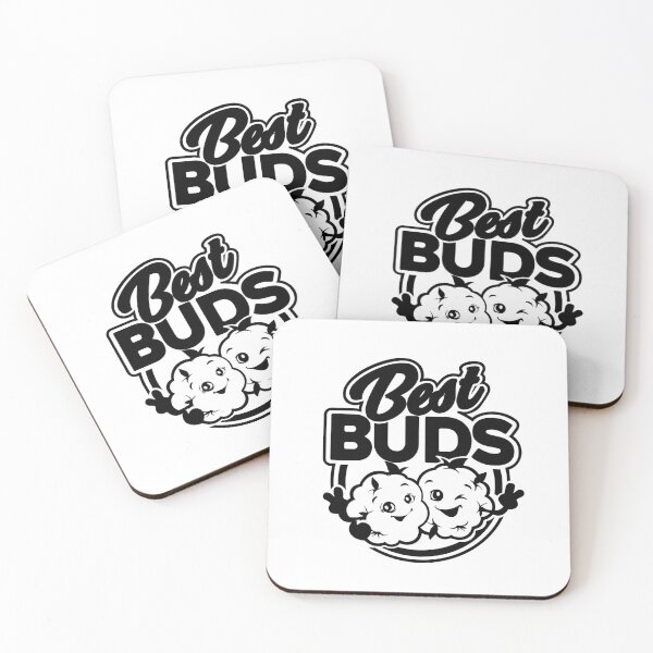 Item preview, Best Buds B/W designed and sold by CabbageNClouds.