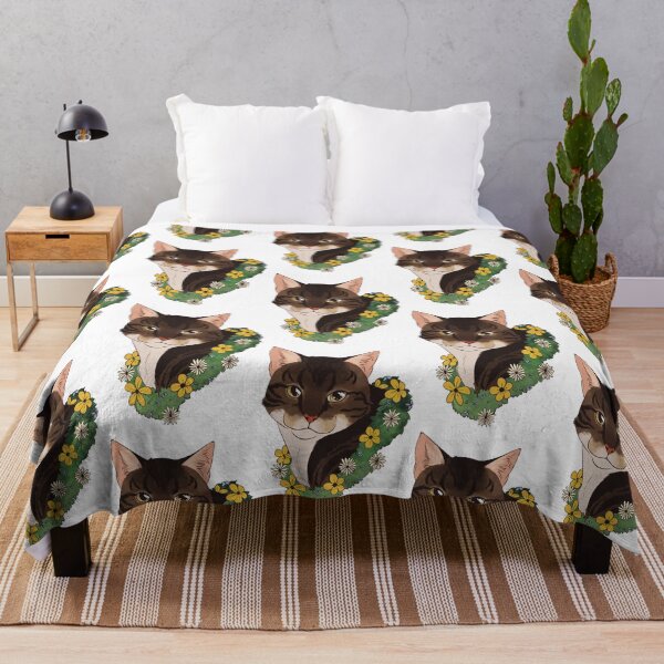 Item preview, Tigre cat with yellow flowers designed and sold by Kristoffersson.