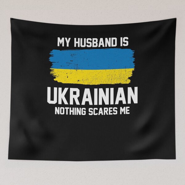 Item preview, My Husband is Ukrainian Nothing Scares Me designed and sold by FanaticTee.