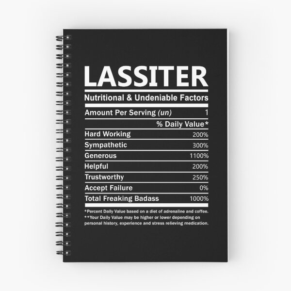 Item preview, Lassiter Name T Shirt - Lassiter Nutritional And Undeniable Factors Gift Item Tee designed and sold by jazminprin.