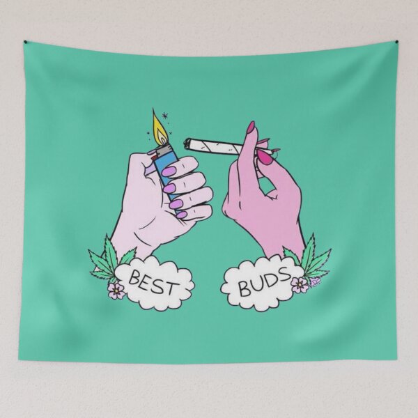 Item preview, Best Buds forever designed and sold by CabbageNClouds.