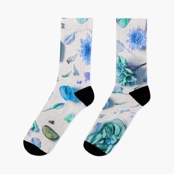 Item preview, Dried Flowers And Cute Macarons Blue/White designed and sold by ChiweenieHobbit.