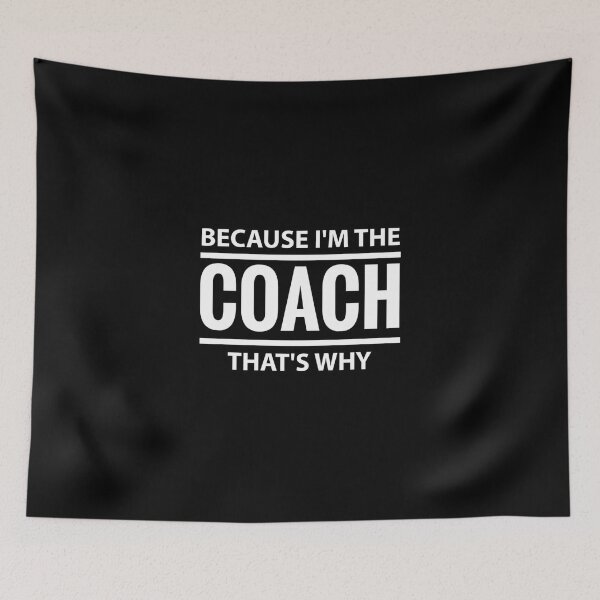 Item preview, Because I'm The Coach That's Why Sport Trainer T-Shirt Essential T-Shirt designed and sold by joannonapk6.