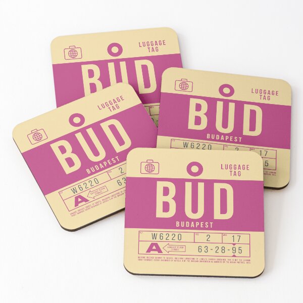Artikelvorschau, Luggage Tag B - BUD Budapest Hungary entworfen und verkauft von VoodooCircus.