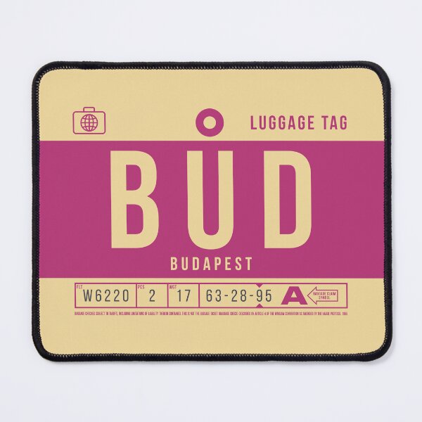 Item preview, Luggage Tag B - BUD Budapest Hungary designed and sold by VoodooCircus.