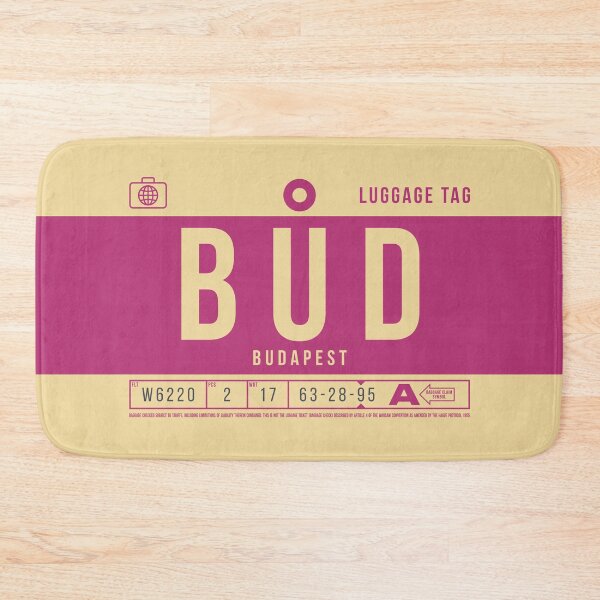 Item preview, Luggage Tag B - BUD Budapest Hungary designed and sold by VoodooCircus.
