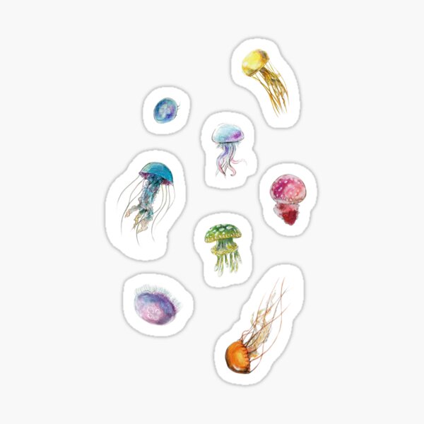 ~ Watercolor Jellyfish ~ Sticker