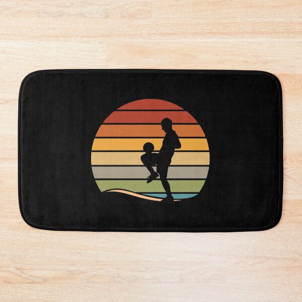 Item preview, Retro Vintage Soccer Player Sunset Graphic Sticker designed and sold by veronicaab.