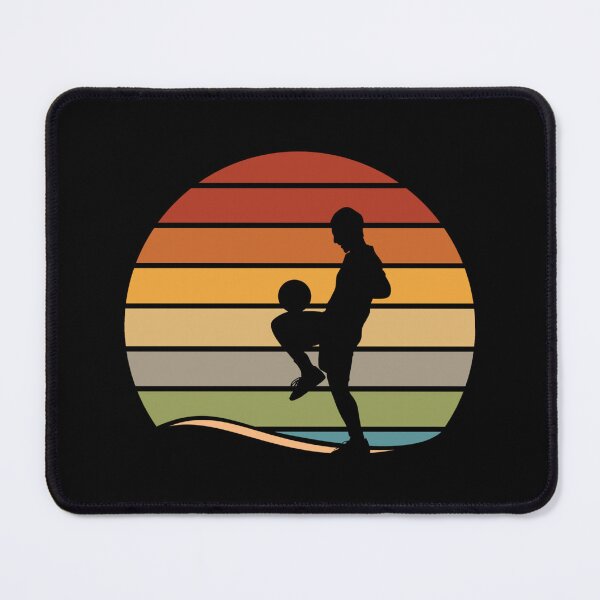 Item preview, Retro Vintage Soccer Player Sunset Graphic Sticker designed and sold by veronicaab.