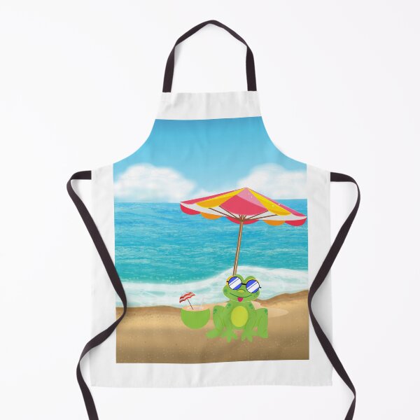 Item preview, Frog at the beach designed and sold by Echo Aesthetics.