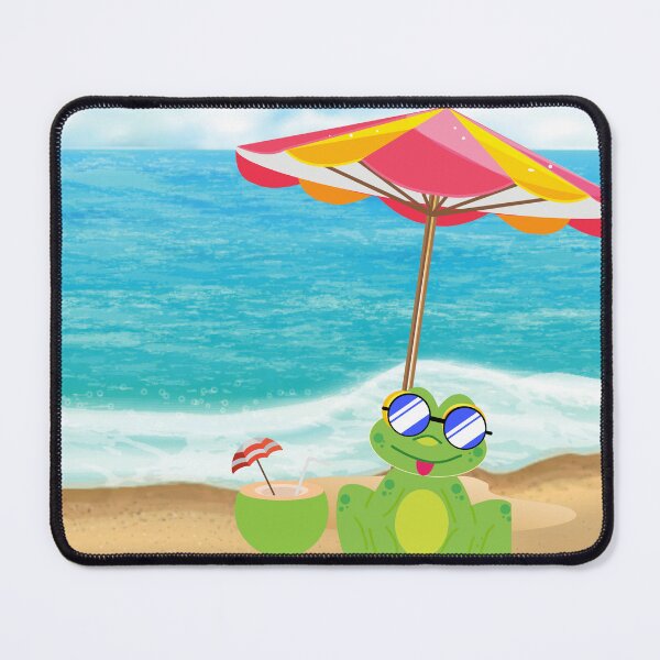 Item preview, Frog at the beach designed and sold by Echo Aesthetics.