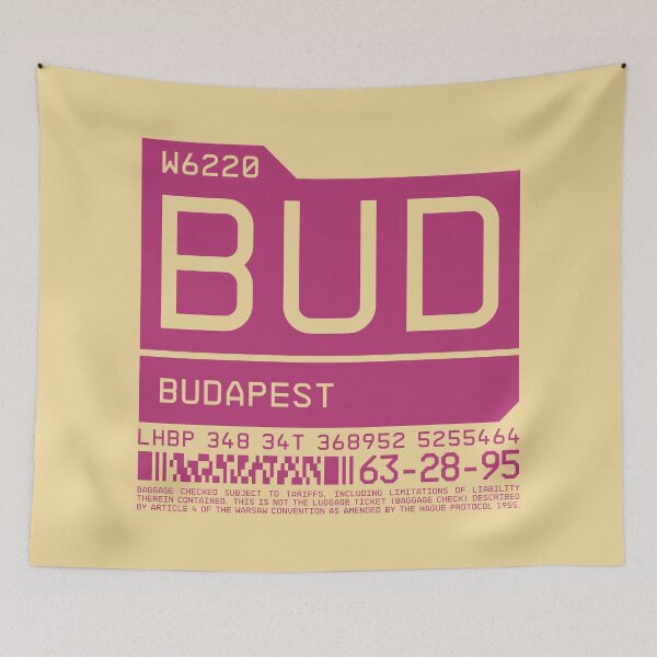 Item preview, Luggage Tag C - BUD Budapest Hungary designed and sold by VoodooCircus.