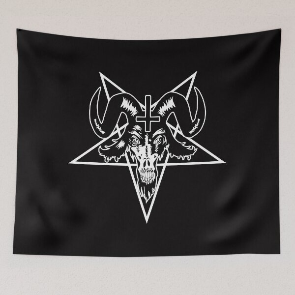 Item preview, Black Metal Goat Pentagram designed and sold by Nanokha56.