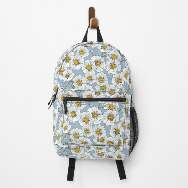 Item preview, Pattern with white wild rose flower. designed and sold by hmorena.