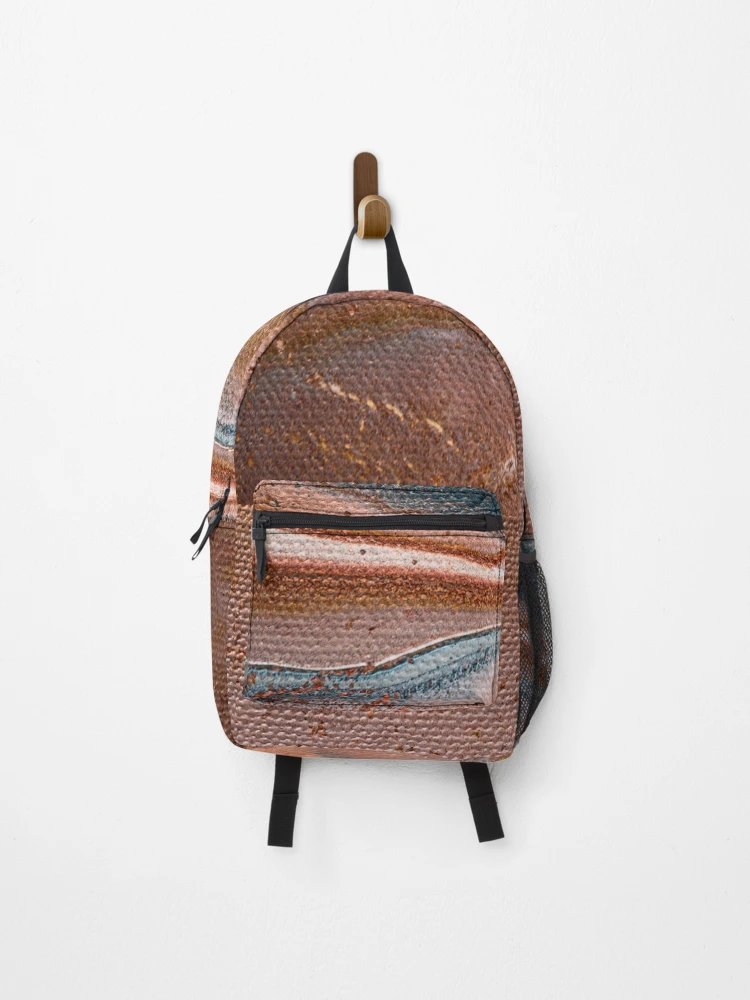 Thumbnail 1 of 3, Backpack, Rusty Abstract designed and sold by Dreamscape Eclectic .