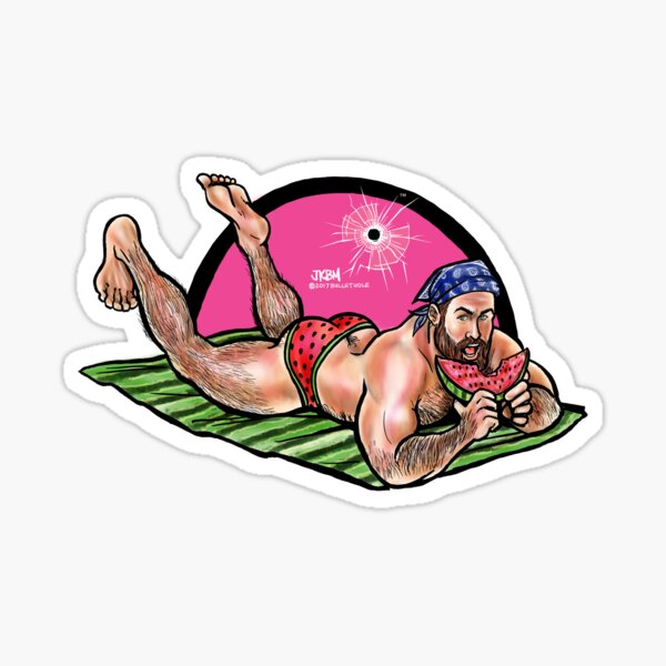 Bullethole Bikini: Juicy Melons Sticker