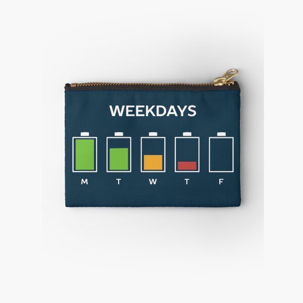 Item preview, Weekdays Work Humor  designed and sold by happinessinatee.