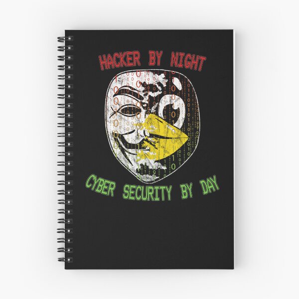 Aperçu de l'œuvre Masque de hacker ingénieur de cybersécurité cool créée et vendue par Cedinho.