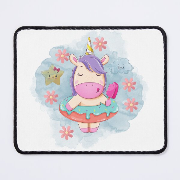 Item preview, Cute Unicorn Eating Ice Cream designed and sold by Akimatax ✯✯✯✯✯.