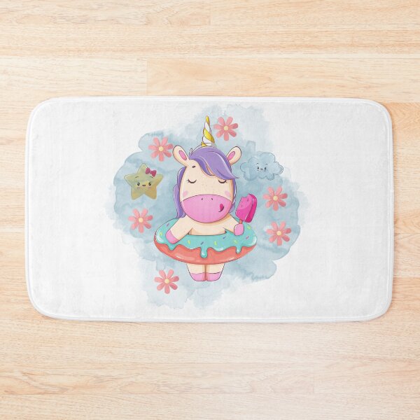 Item preview, Cute Unicorn Eating Ice Cream designed and sold by Akimatax ✯✯✯✯✯.