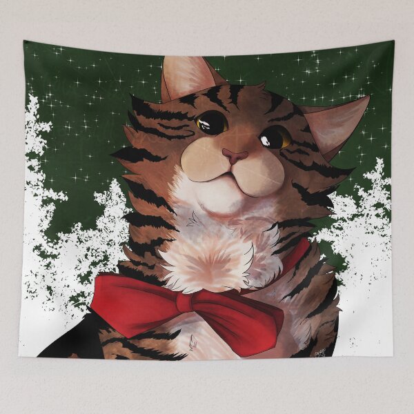 Item preview, Maine coon brown tigre bowtie designed and sold by Kristoffersson.