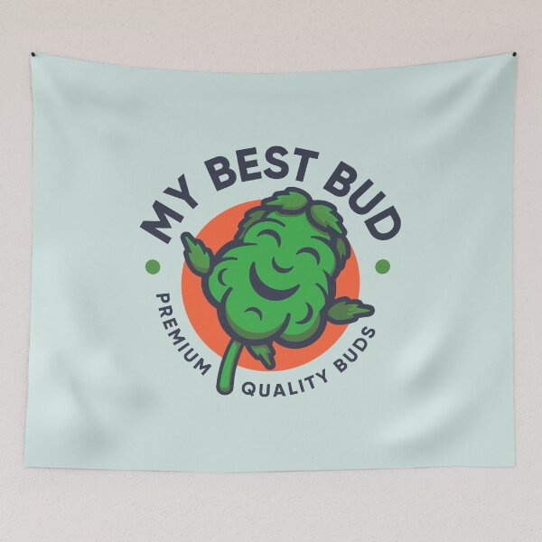 Artikelvorschau, My Best Bud - Premium quality buds entworfen und verkauft von CabbageNClouds.