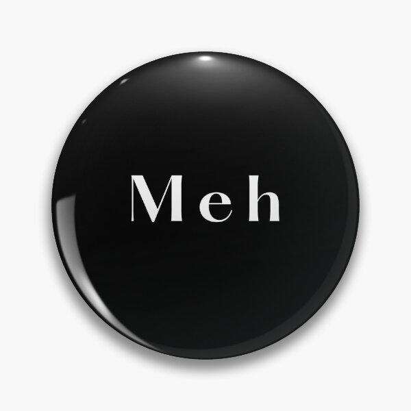 Item preview, Meh designed and sold by HBVinyls.