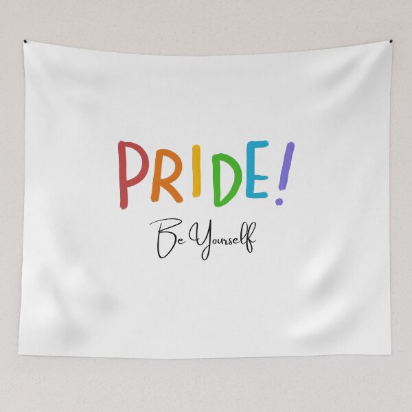 Item preview, be yourself be proud gay pride shirt  designed and sold by MONDART.