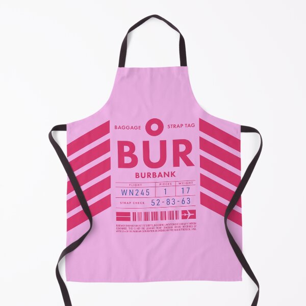Item preview, Luggage Tag D - BUR Burbank California USA designed and sold by VoodooCircus.