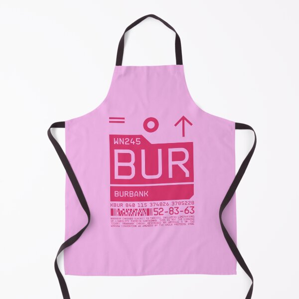 Item preview, Luggage Tag C - BUR Burbank California USA designed and sold by VoodooCircus.