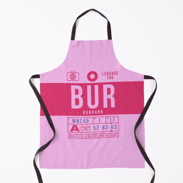 Item preview, Luggage Tag B - BUR Burbank California USA designed and sold by VoodooCircus.