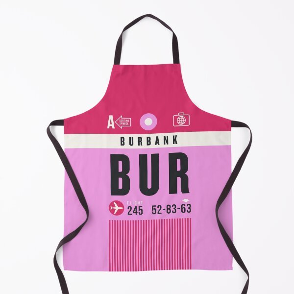 Item preview, Luggage Tag A - BUR Burbank California USA designed and sold by VoodooCircus.