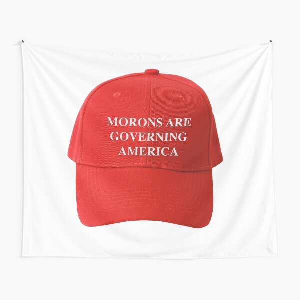 Morons are Governing America Tapestry