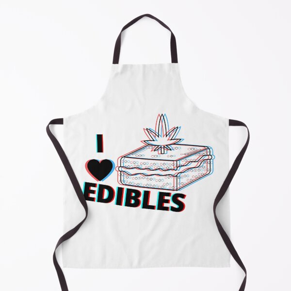 Item preview, I love edibles - 3D effect designed and sold by CabbageNClouds.